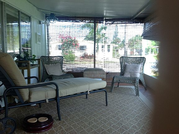 Screened lanai