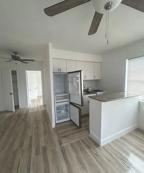 amazing kitchen with designer refrigerator
