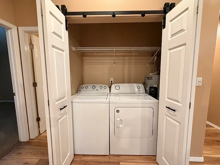 Washer Dyer Included, Modern Water Heater!