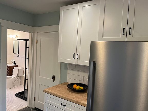 New, solid wood cabinets with soft close hardware