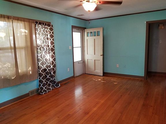 Living room, front of house.