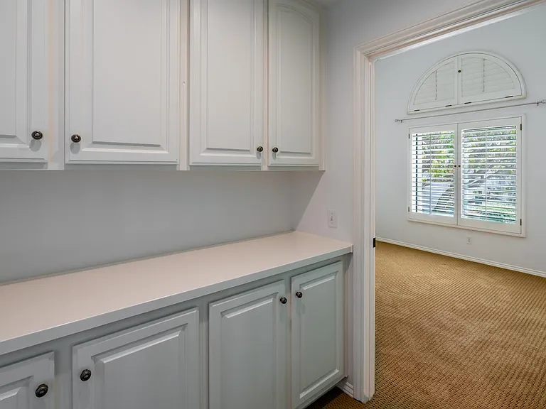 Built-in cabinets for maximum storage