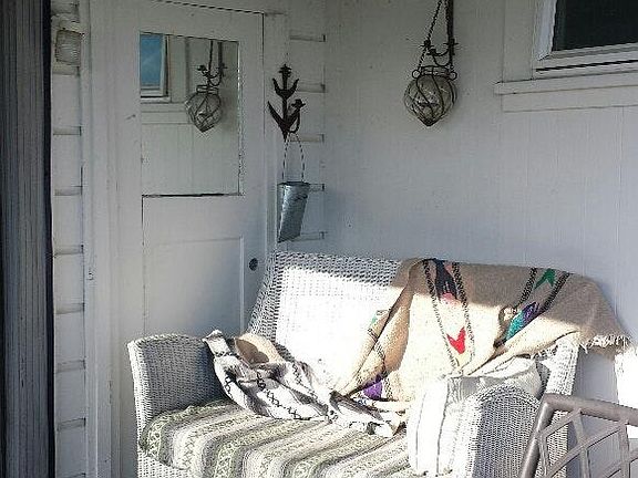 Large covered porch