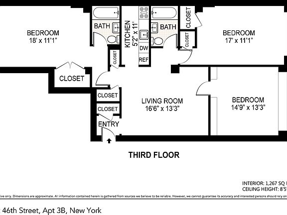 2nd image of 333 E 46th St APT 3B