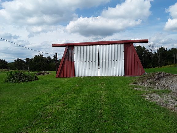Newer metal building.