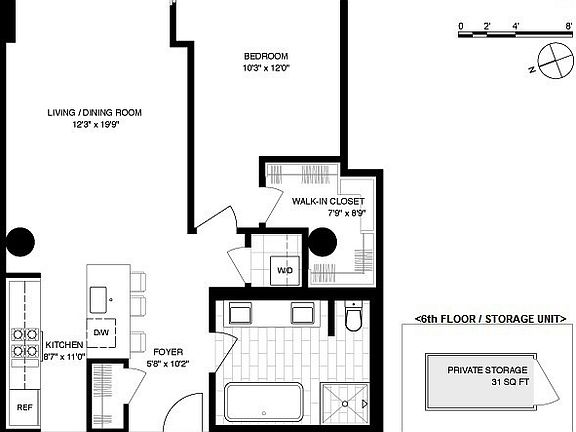 4th image of 360 Furman St APT 642