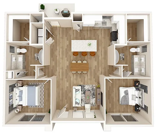 Floor plan CB4-Cottage (Single Level)