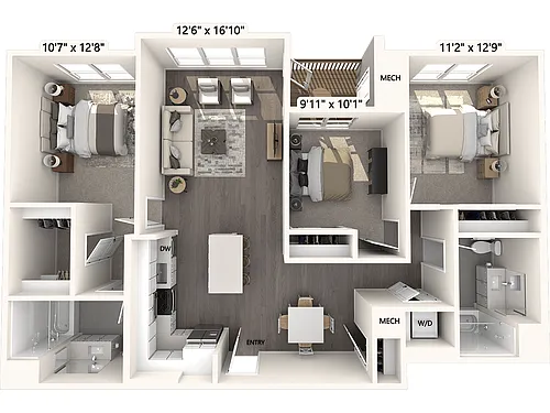 Floor plan C3AF