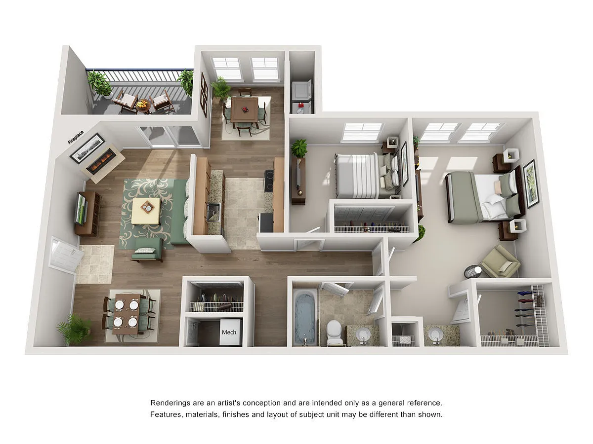 Floor plan Kayak