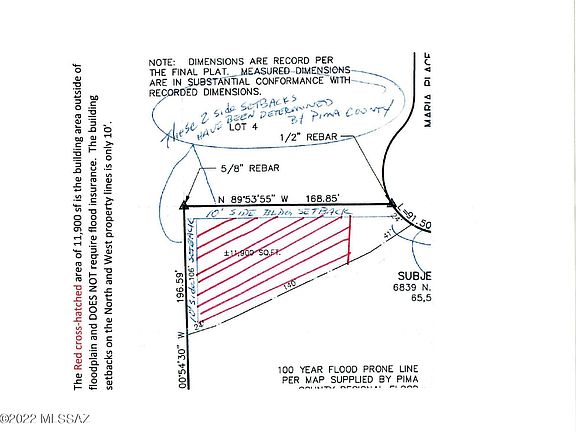 5th image of 6839 N Maria Pl Lot 3
