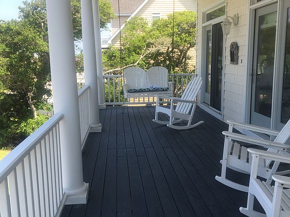 front porch, main level