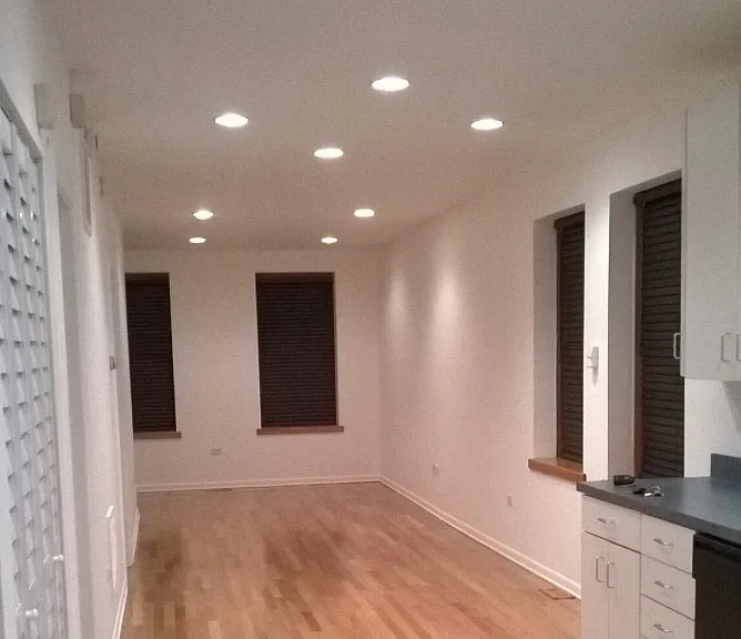 hardwood flooring in living room