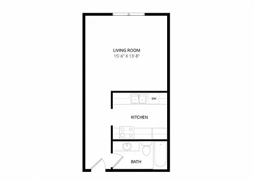 Floor plan Studio