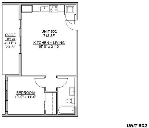 Floor plan 502