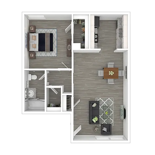 Floor plan A1 Partially Upgraded