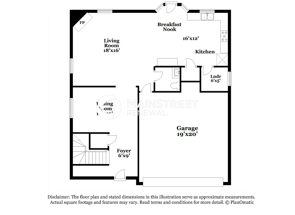 Floor Plan - 6678 Setter Dr