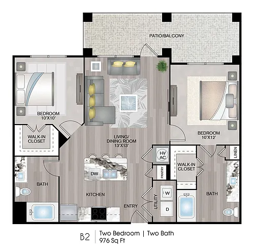 Floor plan B2