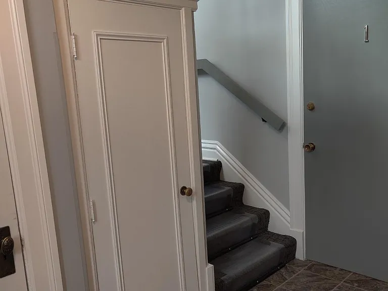 Entrance into the building