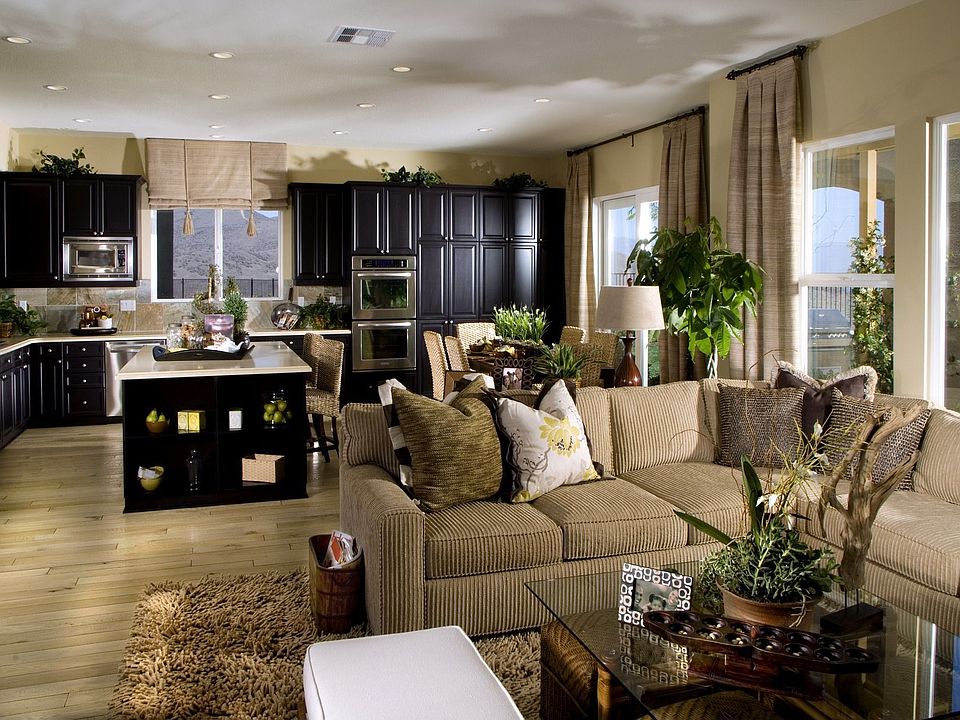 kitchen of model home