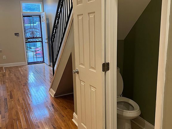 First floor powder room