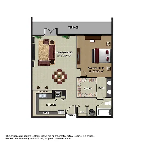 Floor plan Hibiscus 1/1