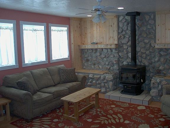 Living room/wood stove