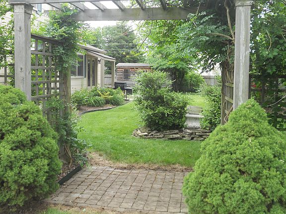 Arbor view from front yard