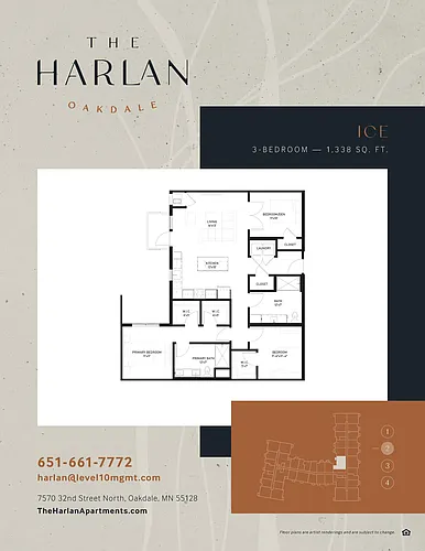 Floor plan Ice | + Den