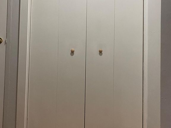 closet at top of steps