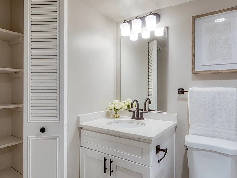 Bathroom with Linen Closets