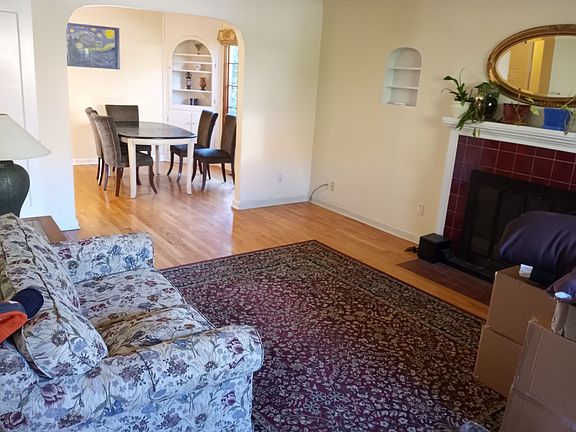 Living room with view to dining room