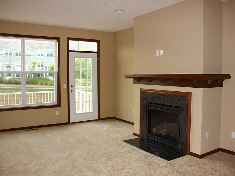 Living room with Fireplace
