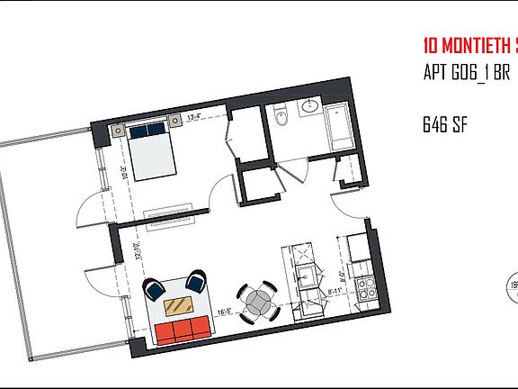 2nd image of 10 Montieth St Floor 6