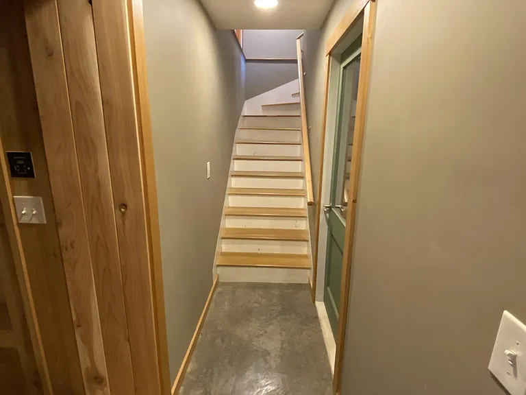 Basement stairwell
