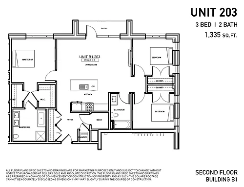 Floor plan B-203