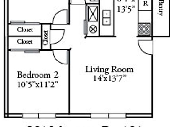 2nd image of 2810 Leeway Dr APT 102