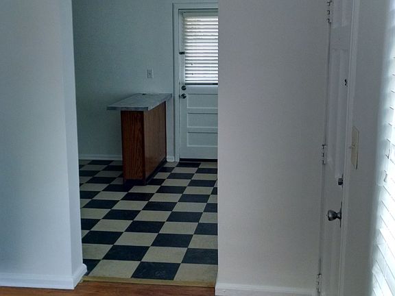 Living room into kitchen