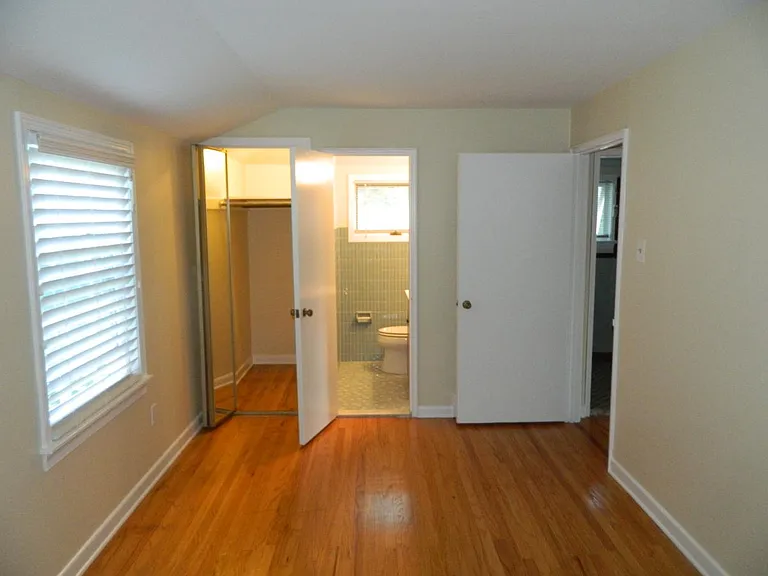 half bath off of master bedroom
