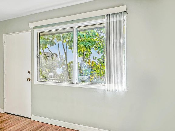 Bright picture window in main living area.