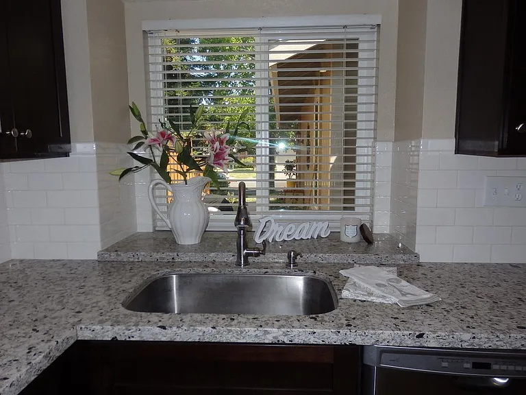 Kitchen looking out to front street