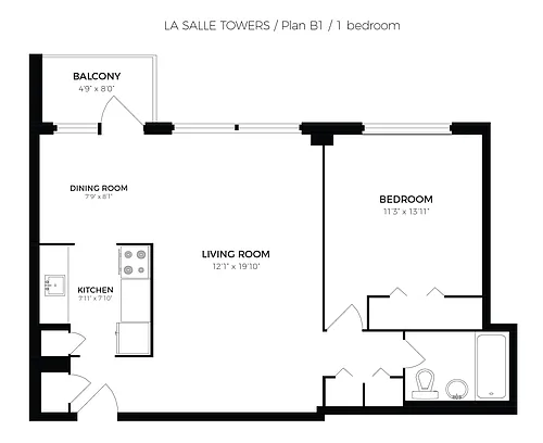 Floor plan 406