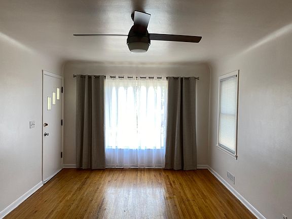 Fresh paint with new curtains