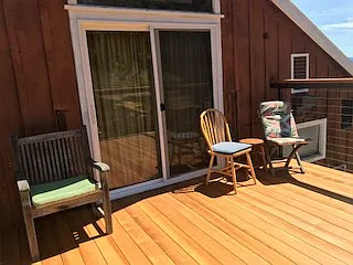 Large deck.