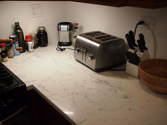 Quartz counters, extra deep with lots of space.
