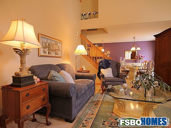 Main Living Room With Vaulted Ceiling