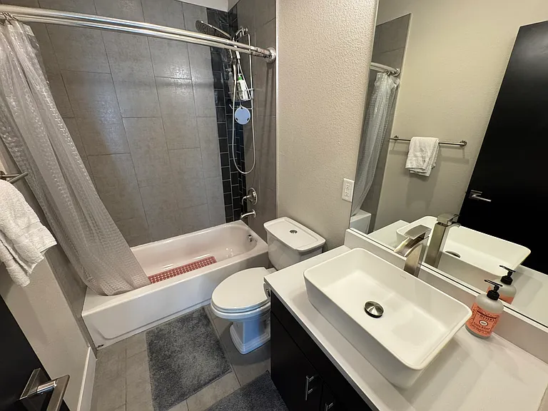 En suite bathroom