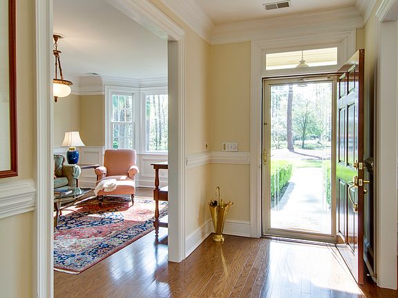 Gleaming hardwood floors.