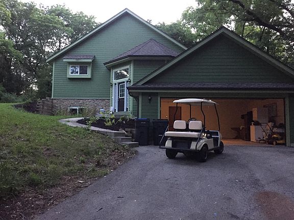 View from private road