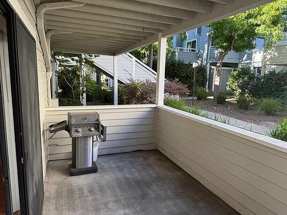 Patio and barbeque