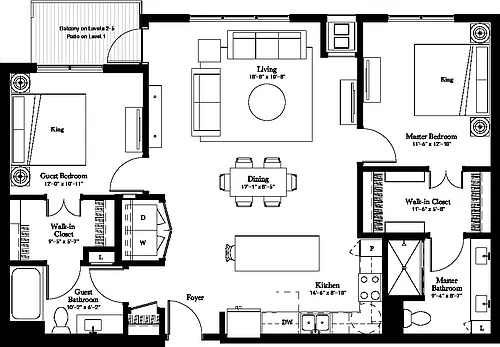 Floor plan Hyssop (B9.2)